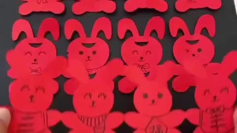 Rabbit Art Craft videos #craft videos Art design