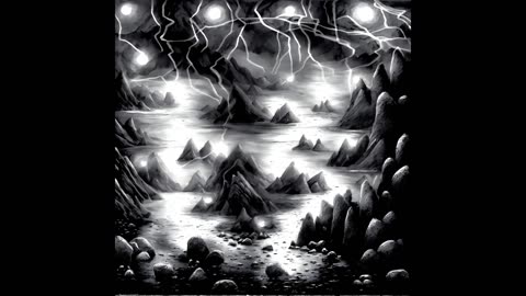 Lightning, drippy Jap Poem