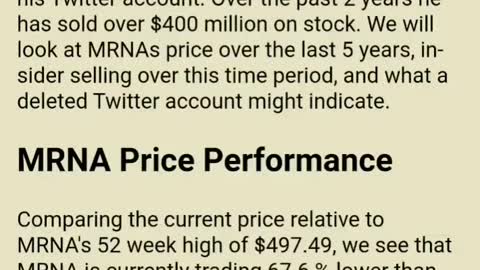 Wallstreetbets - Moderna CEO Dumps Stock and Deletes Twitter Account