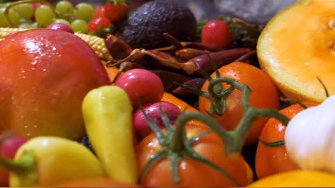 Fruits drone shots