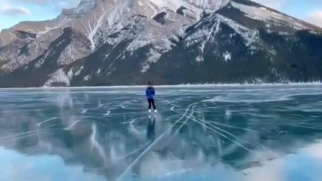 Freely skating on miles
