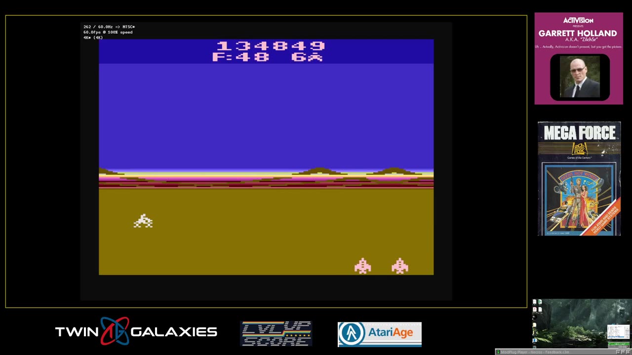 Atari 2600 EMU - Mega Force - Game 1 B/B - 159,951
