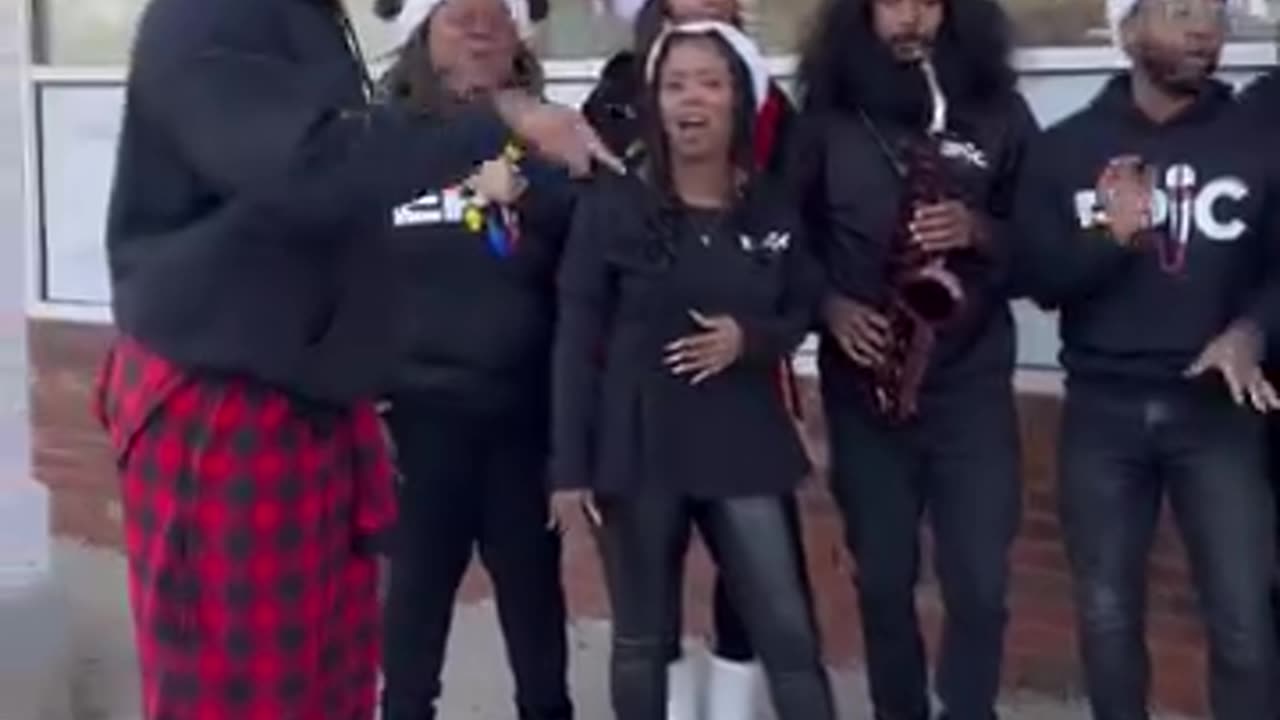 When Christmas Carolers show Chase & Candace they can really get down!