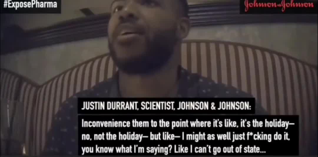 Johnson & Johnson scientists and insiders exposed on hidden camera