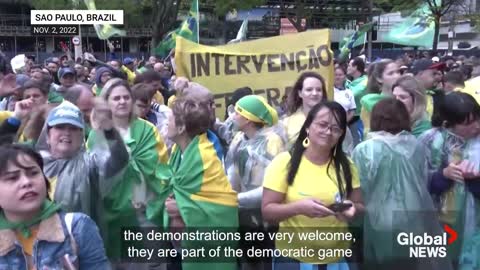 Brazil election: Bolsonaro calls on protesters to end blockades on nation's roads