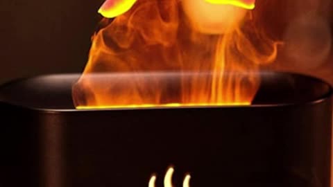 Flame Aroma Diffuser with Flame Light