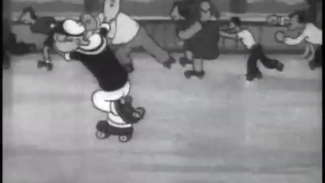 A Date to Skate: Popeye the Sailor - Public Domain Cartoons