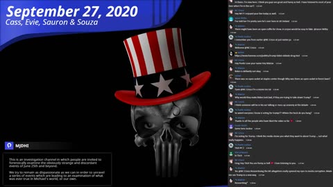 MJDHI Live September 27, 2020 | Trump, Michael, JFK Jr., Conspiracies, Race Wars w/ Joshua Wolfe