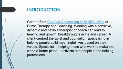 Get the Best Couples Counselling in St Kilda West