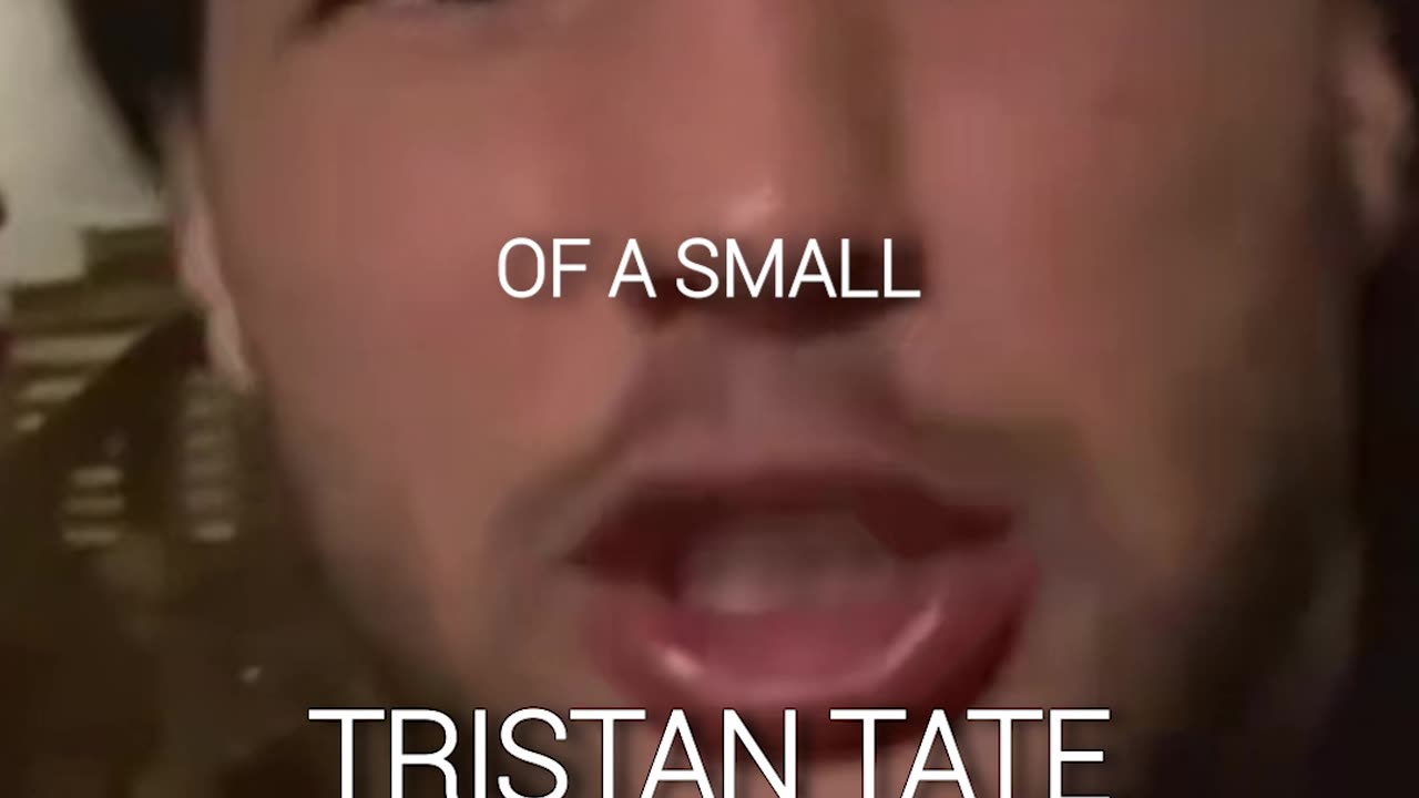 TRISTAN TATE IS PISSED
