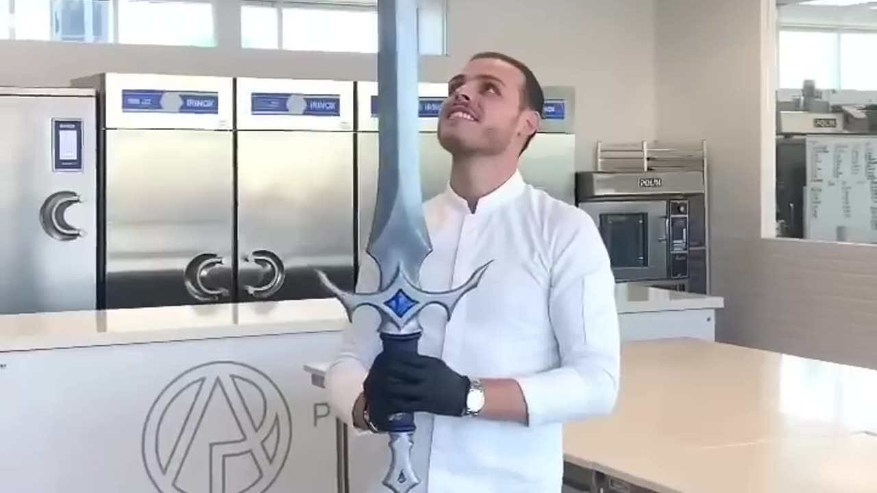 Chocolate Excalibur! 🗡 Only the worthy get to eat the sword!