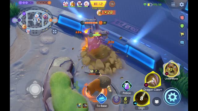 Pokemon Unite Gameplay [Rank]: Garchomp 30+ Eliminations