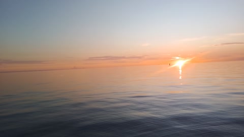 Panorama sun rise