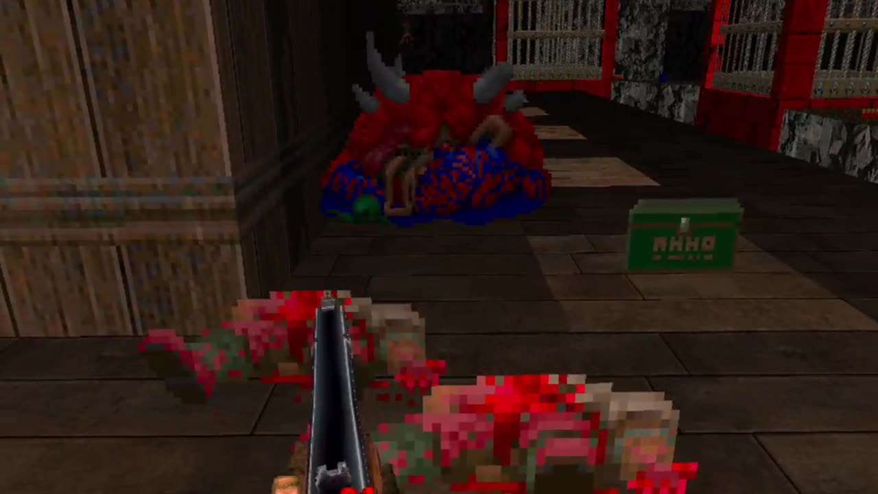 VR Doom SIGIL - E5M3 Cages of the Damned - QuestZDoom