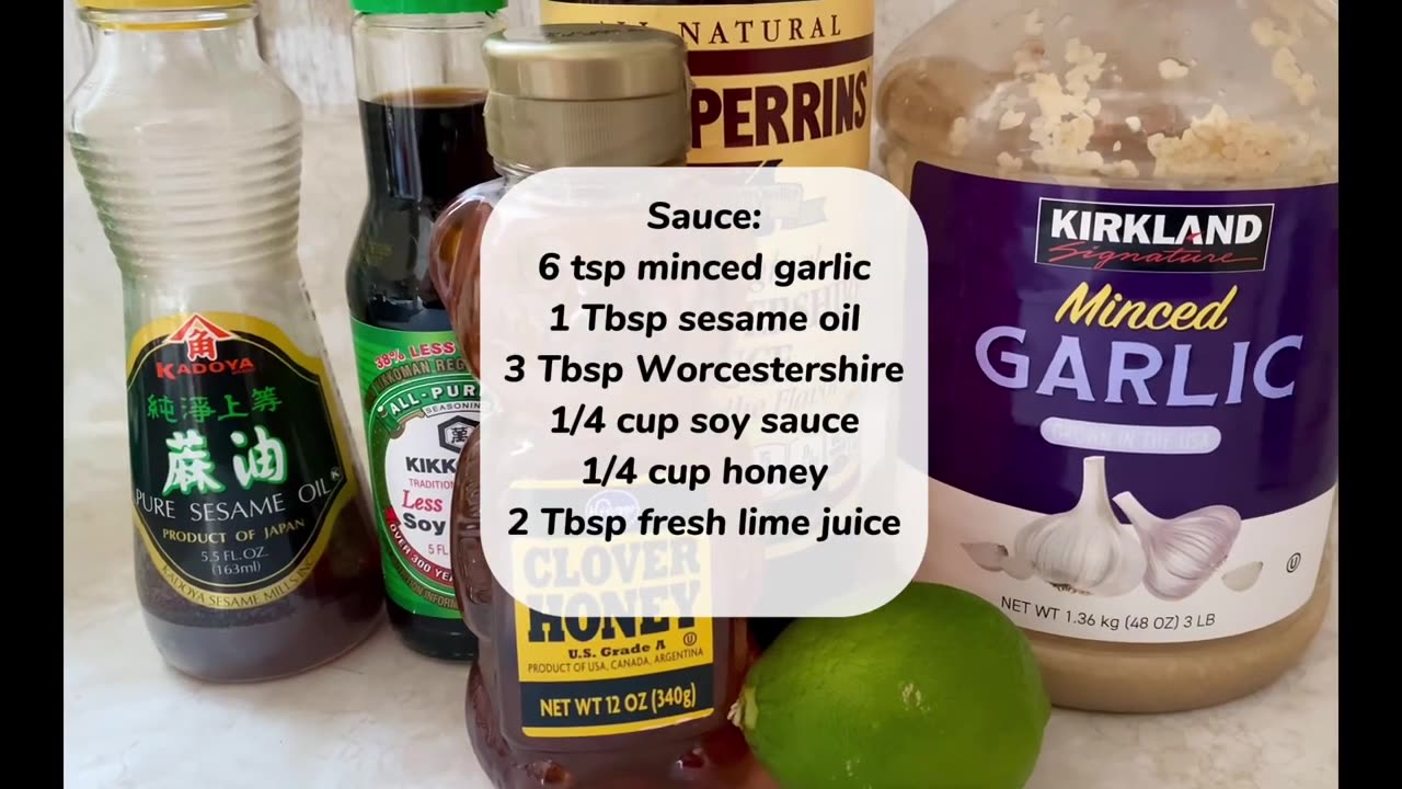 Honey garlic chicken