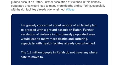 Head Of World Health Organization Called On Israel Not To Proceed With Its Ground Assault On Rafah