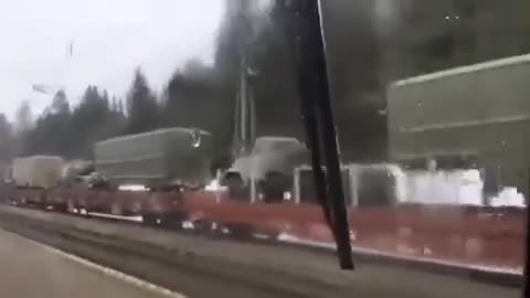 Ukraine War - Slovakia to Ukraine by rail transport of the S-300PMU