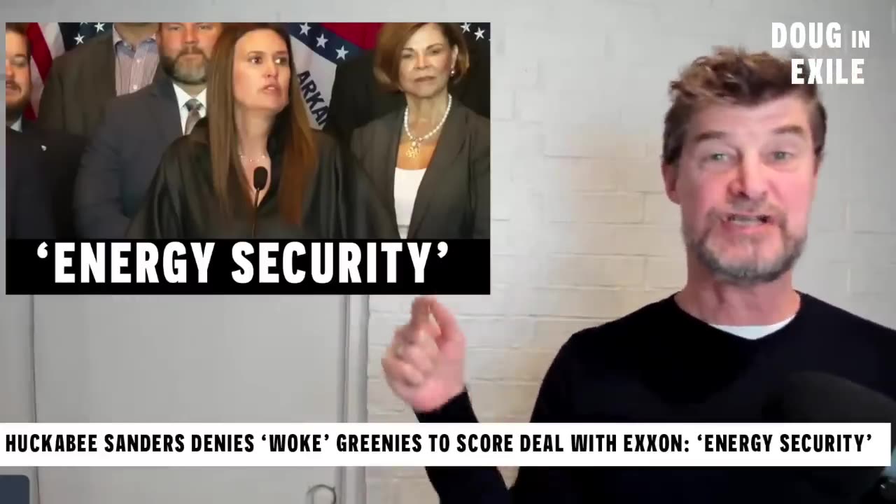 Sara Huckabee Sanders torches "woke" greenness and scorched
