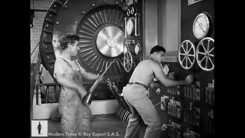 Charlie Chaplin -Factory Scene -Modern Times (1936 )
