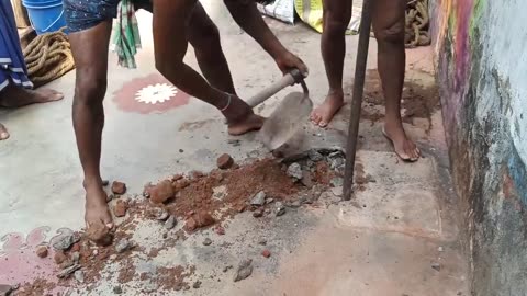 How is a well dug in an Indian village, that too by hand?