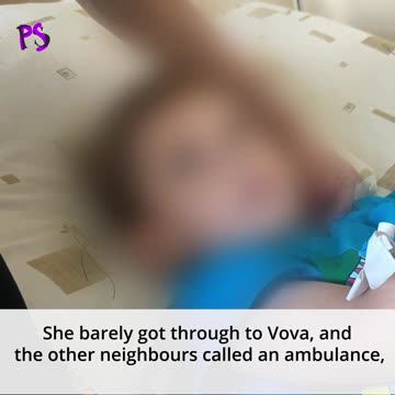 'I shouted: 'Mom, I'm bleeding!’ said the boy Dima. He was one of five children injured