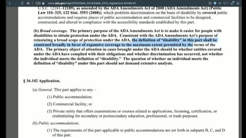 Your ADA rights