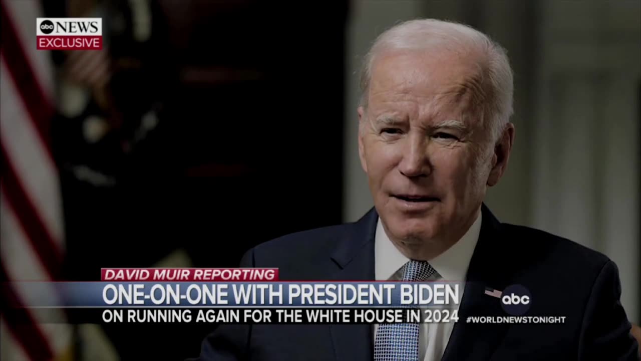 David Muir Asks Biden If He’s Running For President In 2024, Biden Says He Needs To Ask Jill