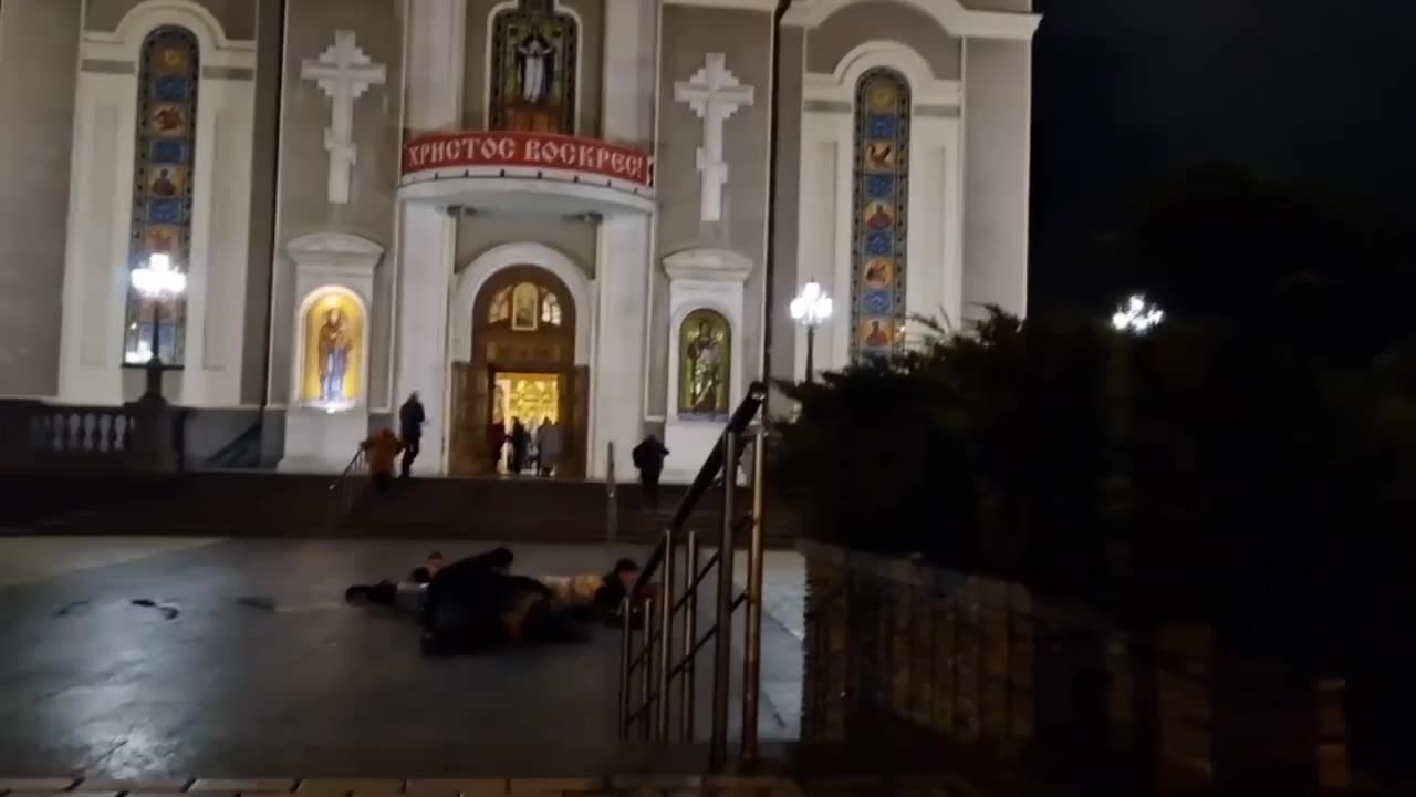 NATO backed forces attack The Holy Transfiguration Cathedral in Donetsk