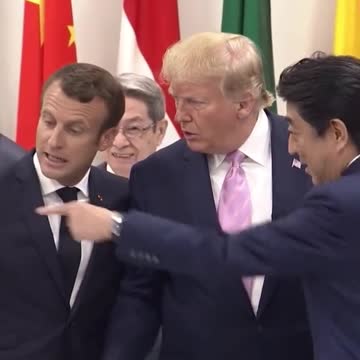 President Trump and world leaders.