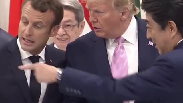 President Trump and world leaders.