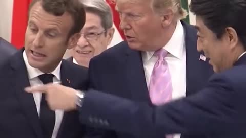 President Trump and world leaders.