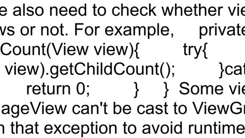 How to check if a view has children