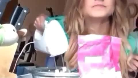 Making a birthday Cake