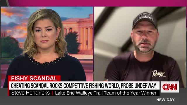'We've got weights in fish!': See the moment cheaters are caught during fishing tournament