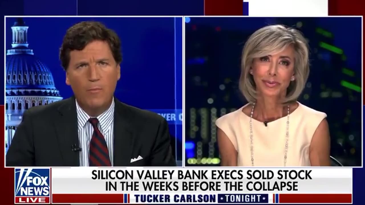 Tucker Carlson and Stephanie Pomboy explain the Silicon Valley Bank debacle