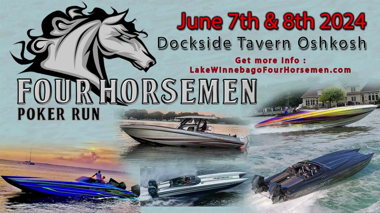 2024 Lake Winnebago Four Horsemen Poker Run Sign up today