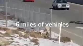 Utah, 6 Mile Long Vehicle Convoy!