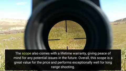 User Comments: Vortex Optics Viper Parallax Adjustment Second Focal Plane Riflescopes