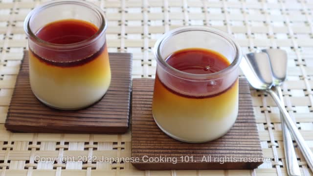 Vanilla Purin Recipe - Japanese Cooking 101