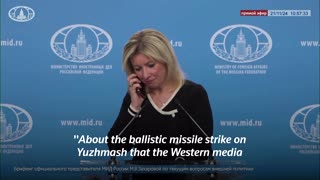 Russian spokeswoman told not to comment on missile strike reports