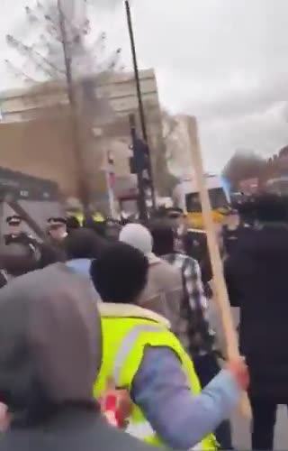 Different angle of the fights in London today
