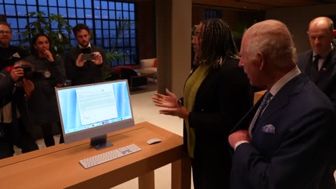 King Charles Lauds ‘Fantastic’ AI Tool During Tour at Apple HQ