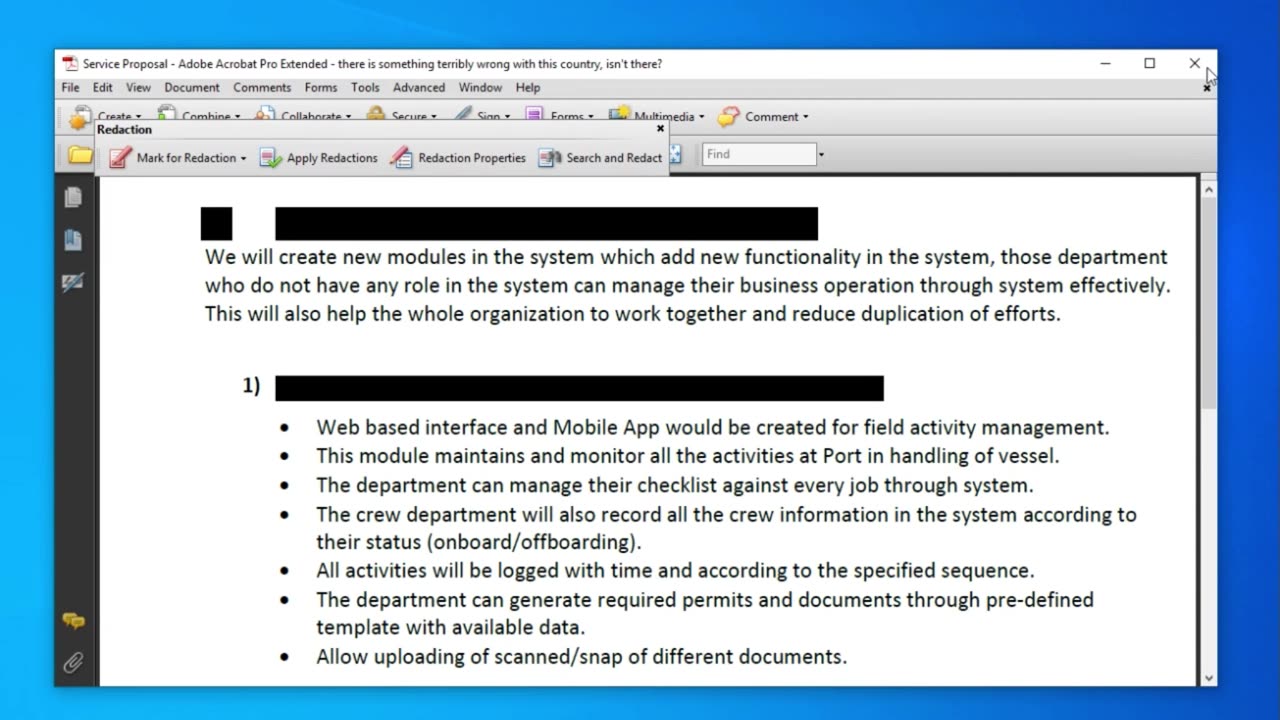 Hide Sensitive Information in PDF