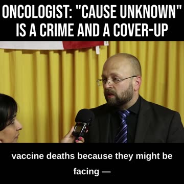Oncologist Cause Unknown Is a Crime and a Cover Up