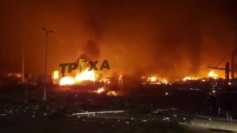 Ukraine - Impact of explosion in Kyiv