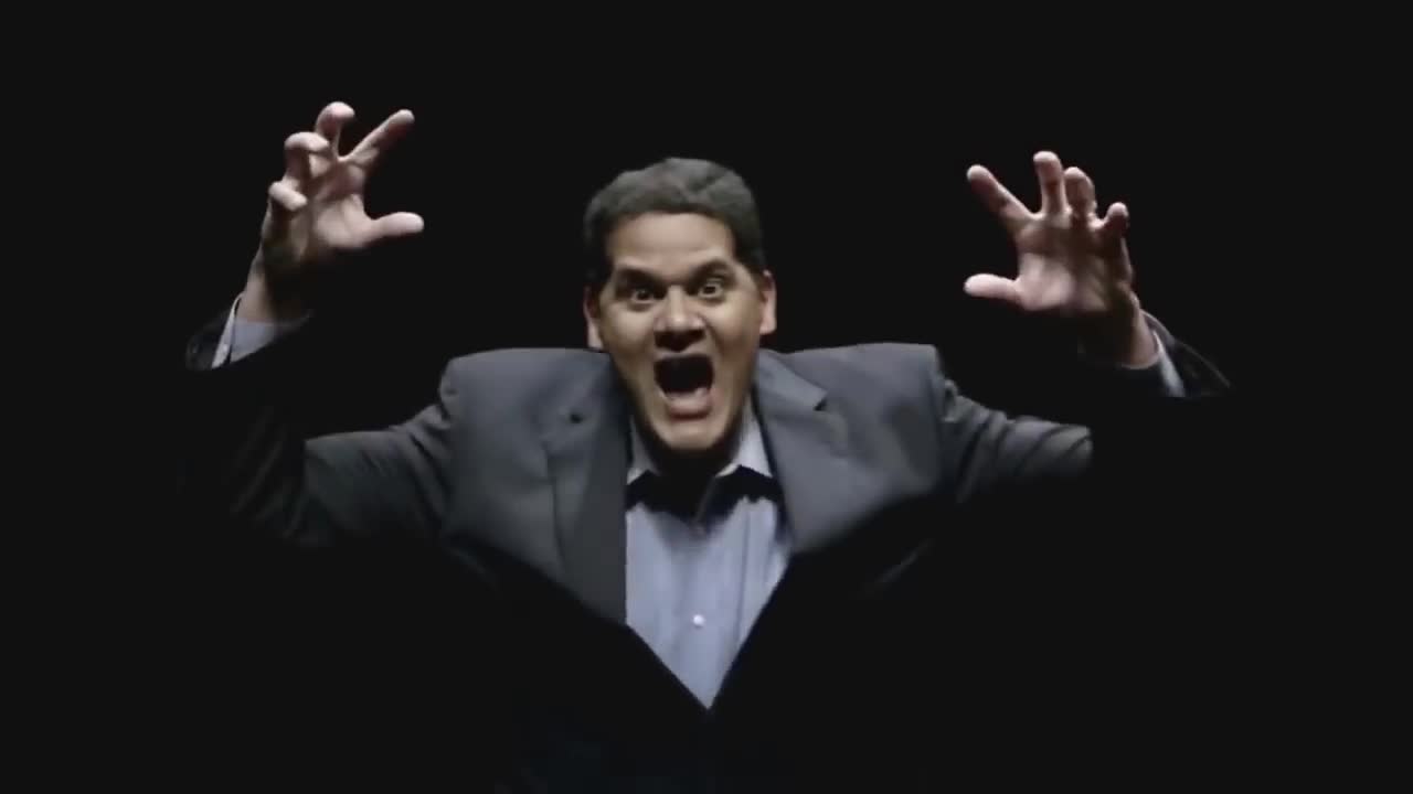 STANDING HERE, I REALIZE but it's REGGIE vs IWATA