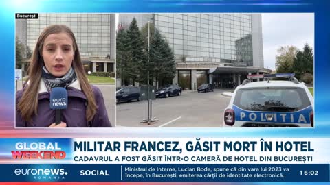 Militar francez, găsit mort într-un hotel din București