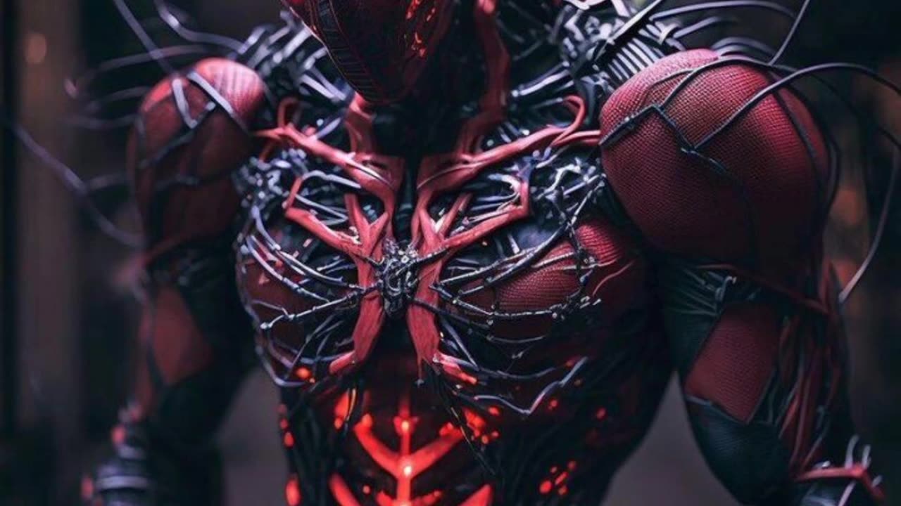 A suite of Spider-Man inspired cybernetic suits