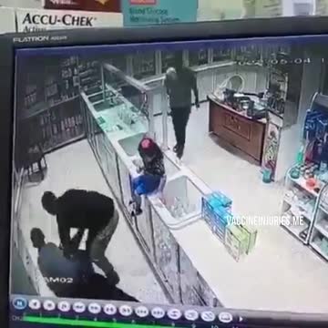 Sudden heart attack at pharmacy