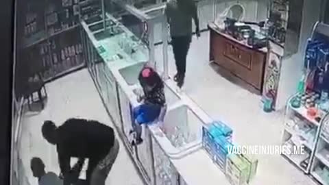 Sudden heart attack at pharmacy